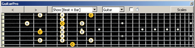 GuitarPro6 8A5A3:8F#6G3G1 box shape